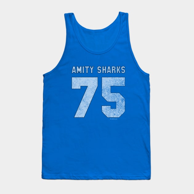 Amity Sharks 75 (faded) Tank Top by GloopTrekker